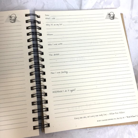 Journal “My bucket List” Never Used NWT - Picture 6 of 10